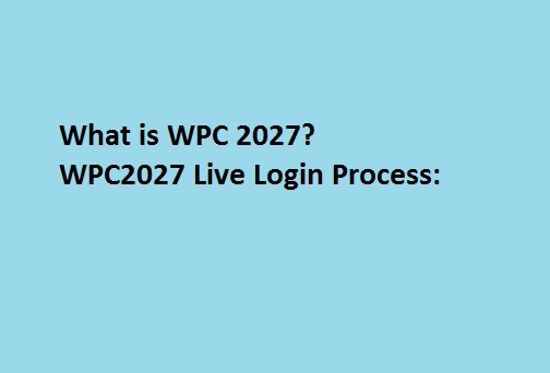 Complete Process For Creating An Account For WPC15: