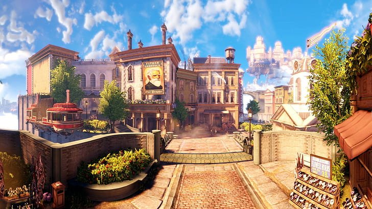 bioshock infinite backgrounds