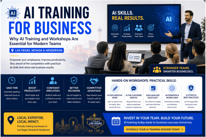 AI Training for Business in Las Vegas | AI Workshops for Teams